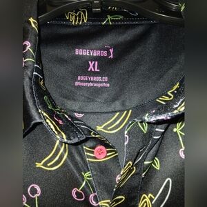 BogeyBros X Large "Low Hanging Fruit" Men's Golf Polo Shirt.